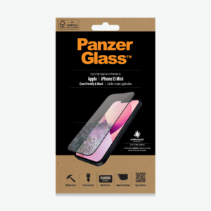 PanzerGlass skærmbeskyttelse til iPhone 13 Mini - sort