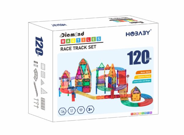 Magnetic Tiles Bilbane, 120 dele