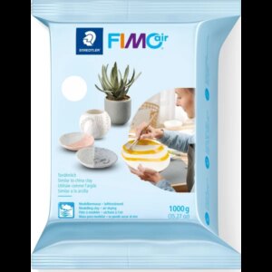 Staedtler FIMO modelleringsler Air 1000g, hvid