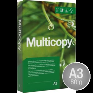 Multicopy Kopipapir A3/80g/500ark