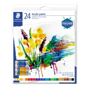 Staedtler Design Journey Acrylmaling 12ml ass til f.eks Fimo, 24 farver