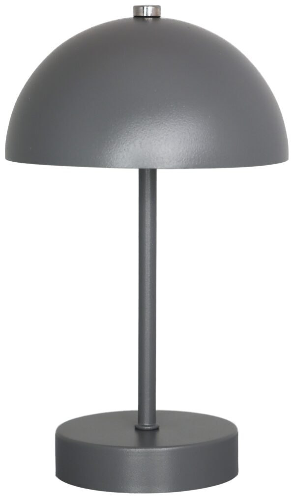 LED bordlampe m. touch, grå
