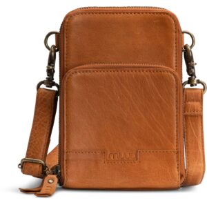 Muud Dafna Crossbody Taske - Læder, Whisky