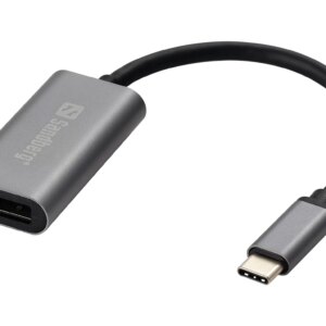 Sandberg USB-C Dock HDMI+3xUSB+PD 100W, Alu