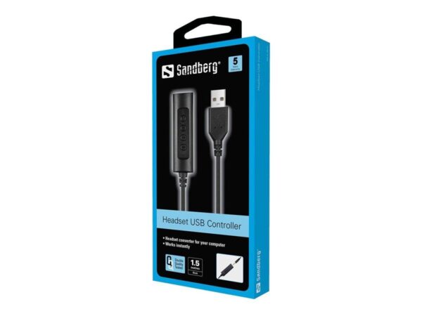 Sandberg Headset USB Controller 1.5m
