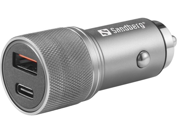 Sandberg Biloplader 48W QC3.0 + USB-C