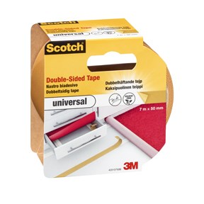 3M Scotch Tæppetape - dobbeltklæbende, 50mm x 7m