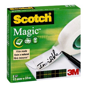3M Scotch Magic tape 12 mm x 33 m, 24 stk