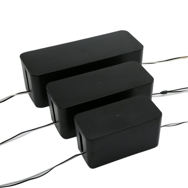 Kabelskjuler 23,5 x 11,5 x 12cm, sort (lille)
