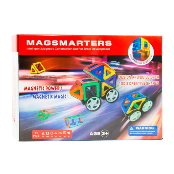 Magsmarters byggesæt, 51 dele