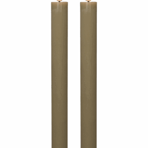 LED kronelys, 22,2 cm, sand, 2 stk.