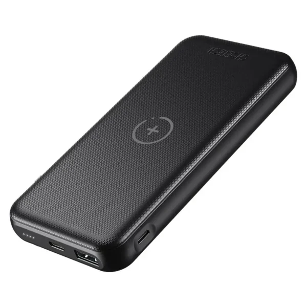Kompatibel Magsafe Powerbank 10.000 mAh trådløs, Sort