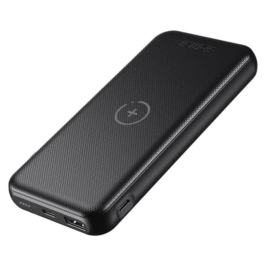 Kompatibel Magsafe Powerbank 10.000 mAh trådløs, Sort