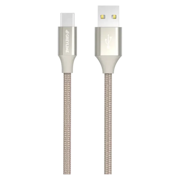 GreyLime USB til USB-C Kabel 2 m - Beige