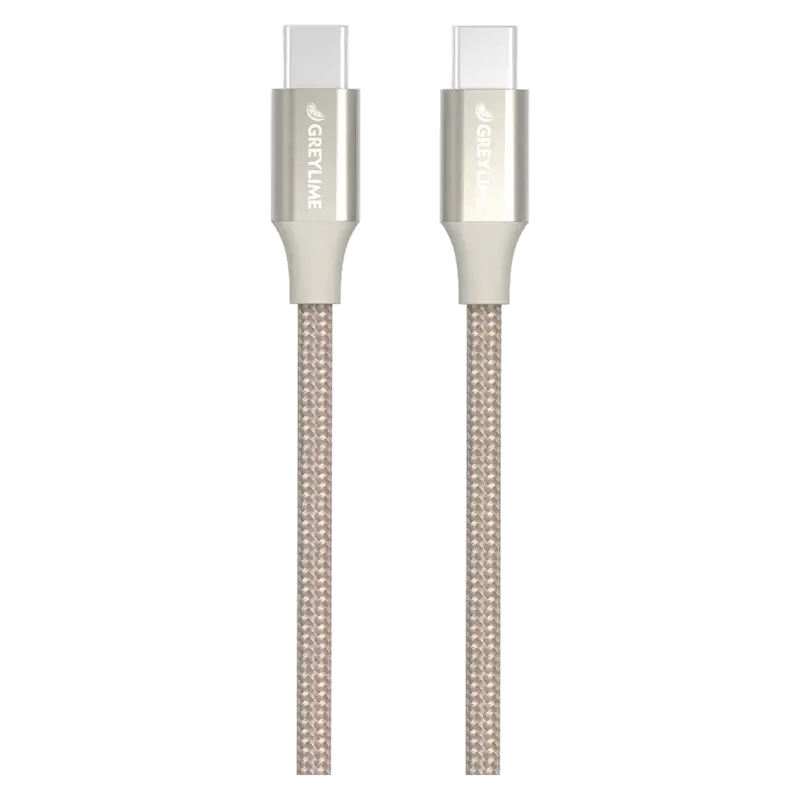 GreyLime Braided USB-C-USB-C Kabel 2 m - Beige
