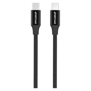 GreyLime Braided USB-C-USB-C Kabel 2 m - Sort