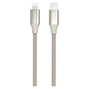 GreyLime Braided USB-C-Lightning Kabel 2 m - Beige