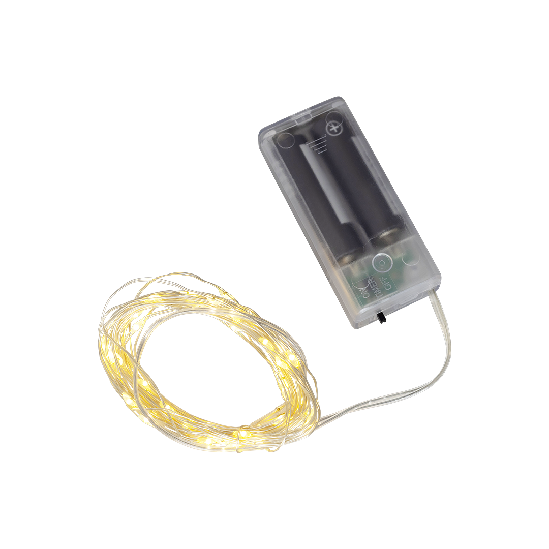 LED Lyskæde, 50 LED, 490 cm