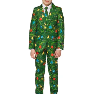 Suitmeister - Boys Christmas Green Tree Light Up L