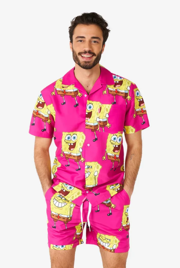 OppoSuits - SpongeBob Pink, Sommer sæt S