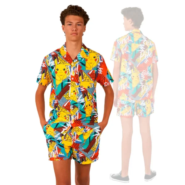 OppoSuits - Teen Pika Pikachu, Sommer sæt L