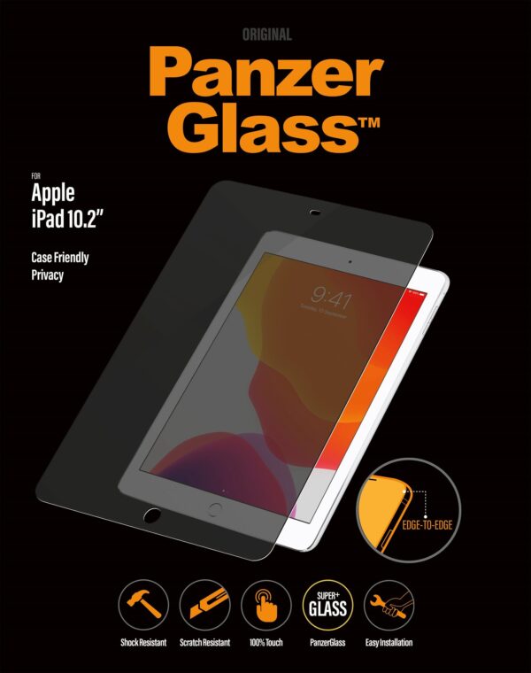 PanzerGlass skærmbeskyttelse iPad 10.2" (2019) - Privacy