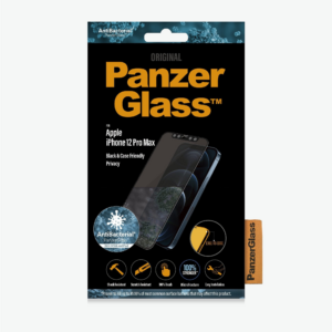 PanzerGlass skærmbeskyttelse iPhone 12 Pro Max - Privacy, sort