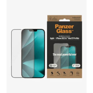 PanzerGlass skærmbeskyttelse iPhone 14 Plus/13 Pro Max - Ultra-Wide Fit, antibakteriel