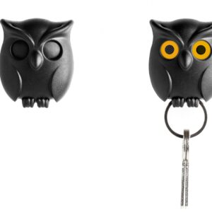 Qualy design Ugle Nøgleholder (Sort)