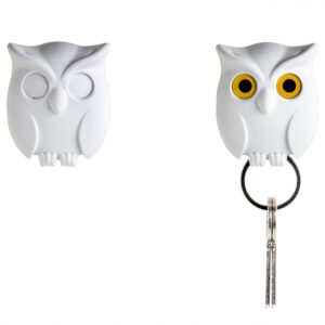Qualy design Ugle Nøgleholder (Hvid)