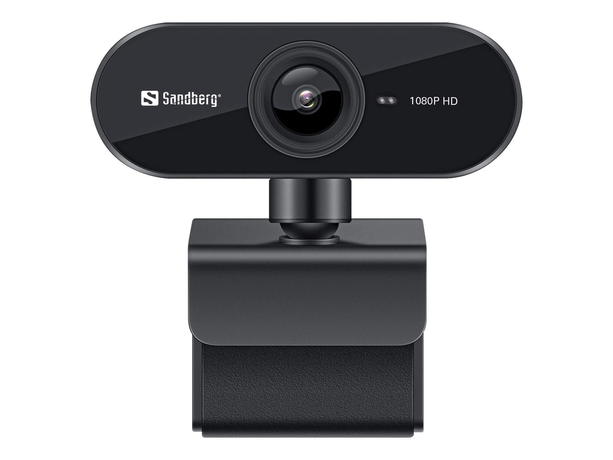 Sandberg USB Webcam Flex 1080P HD, Sort