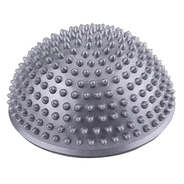 Balance pindsvin med massageknopper, 16 cm, grå