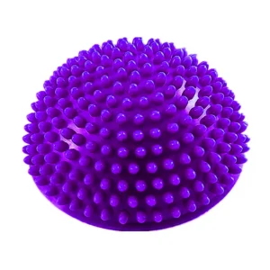 Balance pindsvin med massageknopper, 16 cm, lilla