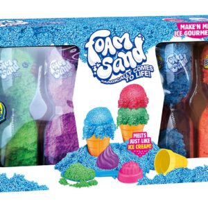 Foam Sand, Skum-slim, Ice Gourmet Kit, 160 g (4 farver)