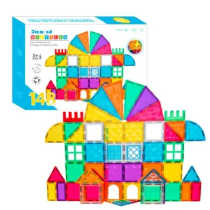 Magnetic Tiles byggesæt 148 stk