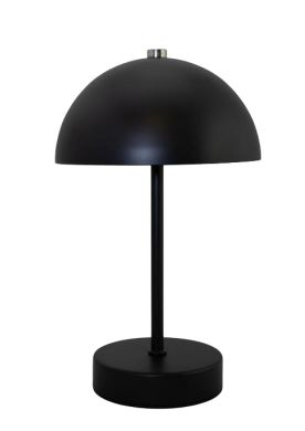 LED bordlampe m. touch, sort
