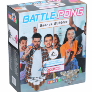 Battle Pong - Øl vs. Champagne udgave, 18 dele