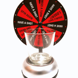 Spin the wheel Shot-hjul, drikkespil