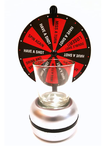 Spin the wheel Shot-hjul, drikkespil