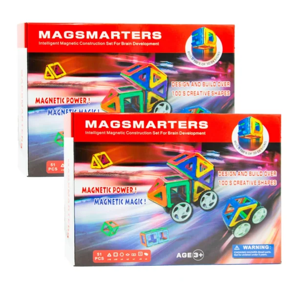 Magsmarters byggesæt - Sampak, 2 x 51 dele