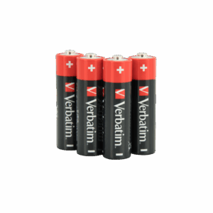 Verbatim Alkaline AA batteri LR6, 4 pk.