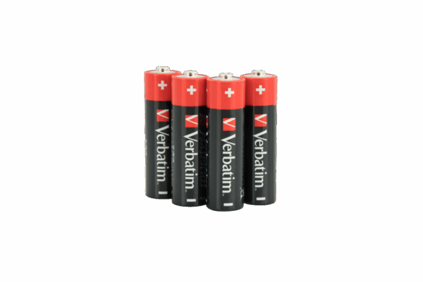 Verbatim Alkaline AA batteri LR6, 4 pk.