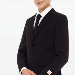 OppoSuits Teen Boys Black Knight L
