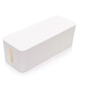 Kabelskjuler - 40,5 x 15,5 x 13,5 cm, hvid (stor)