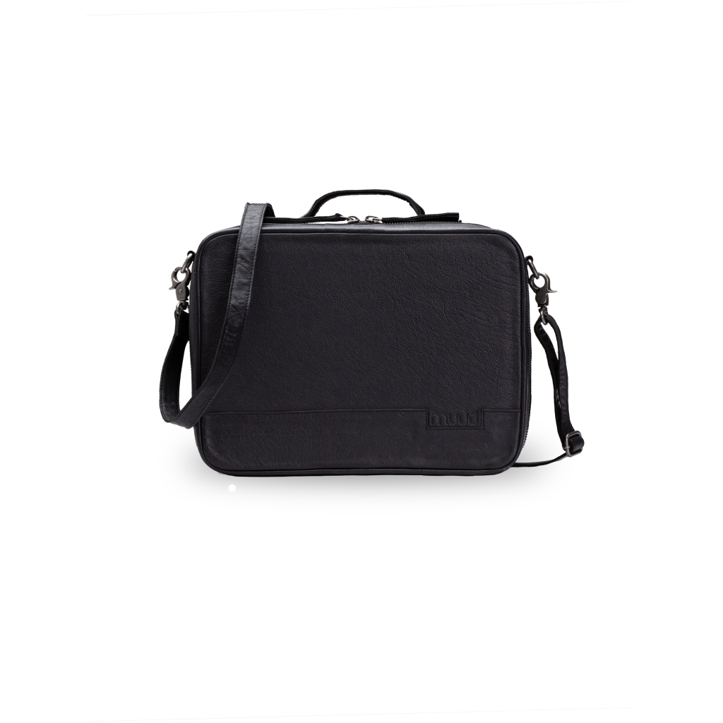 Muud Flora Organizer - Læder, Sort