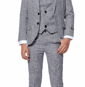 Suitmeister Boys 20's Gangster Grey L