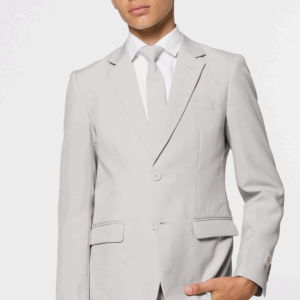 OppoSuits Teen Boys Groovy Grey L