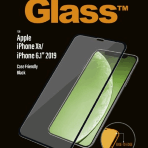 PanzerGlass skærmbeskyttelse iPhone XR/11R - sort, Case Friendly