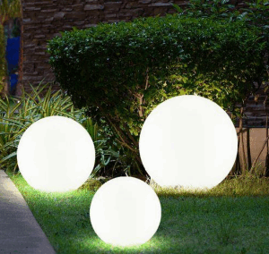 LED lyskugler - udendørs m. solcellefunktion, hvid, 3 stk.