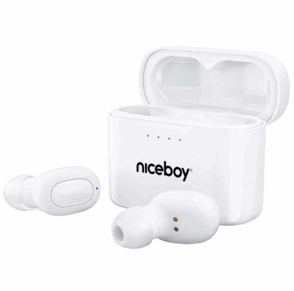 Niceboy HIVE Podsie 3 TWS in-ear høretelefoner - Hvid